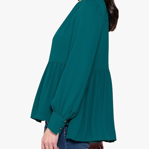 Business blouse shirt top in Green - Ever New brand - Picture 3 of 6